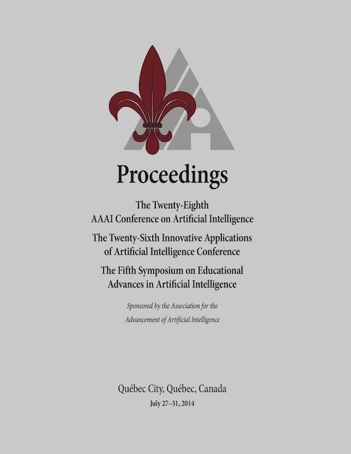 AAAI 2014 Proceedings Cover