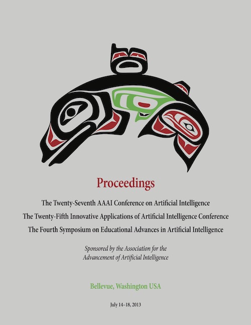 AAAI 2013 Proceedings Cover