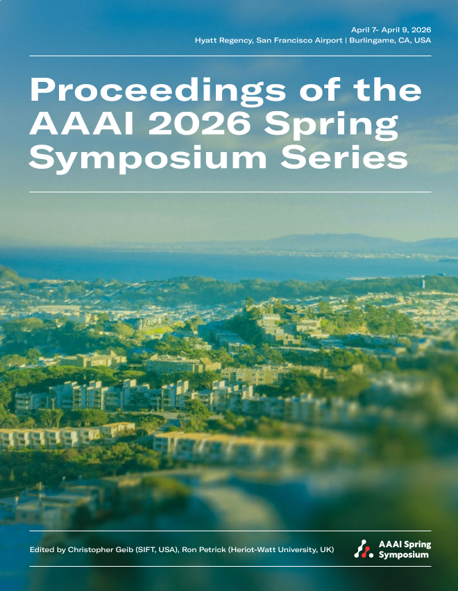 AAAI Spring Symposium 2026 Proceedings Cover